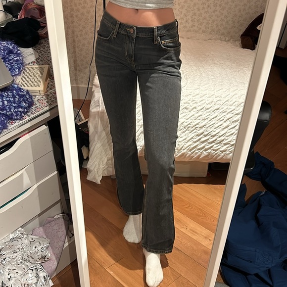 Urban outfitters low rise washed black jeans size 27 - Picture 4 of 4